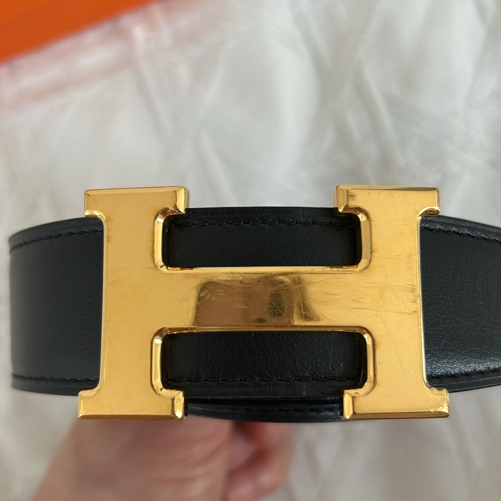 Hermes H reversible belt 85